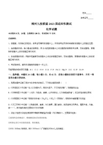 2023届湖南省安仁县第一中学九校联盟高三下学期5月适应性测试化学试题含解析