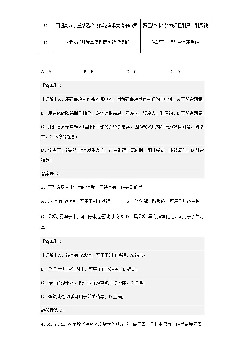 2023届湖南省邵阳市第二中学高三选择性考试仿真模拟化学试题含解析02