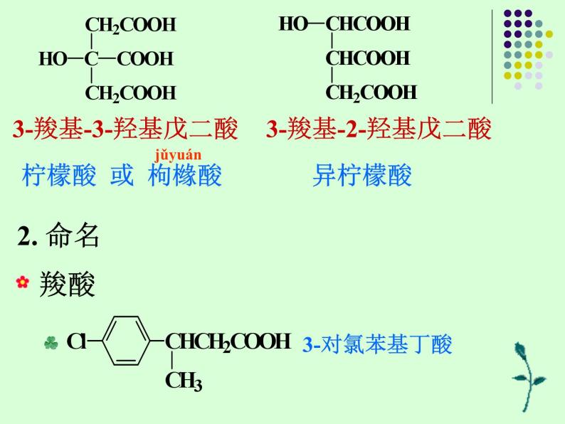 2021届苏高中化学竞赛理论辅导课件-有机化学（提升）10羧酸和取代羧酸05
