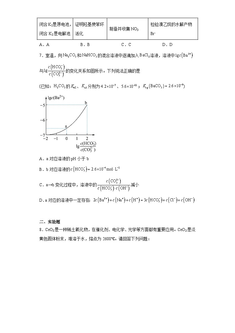 江西省景德镇市2023届高三下学期第二次综合模拟考试理综化学试题（含解析）第3页