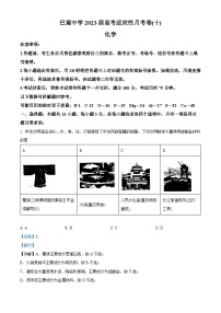 重庆市巴蜀中学2022-2023学年高三化学高考适应性月考卷（十）试题（Word版附解析）