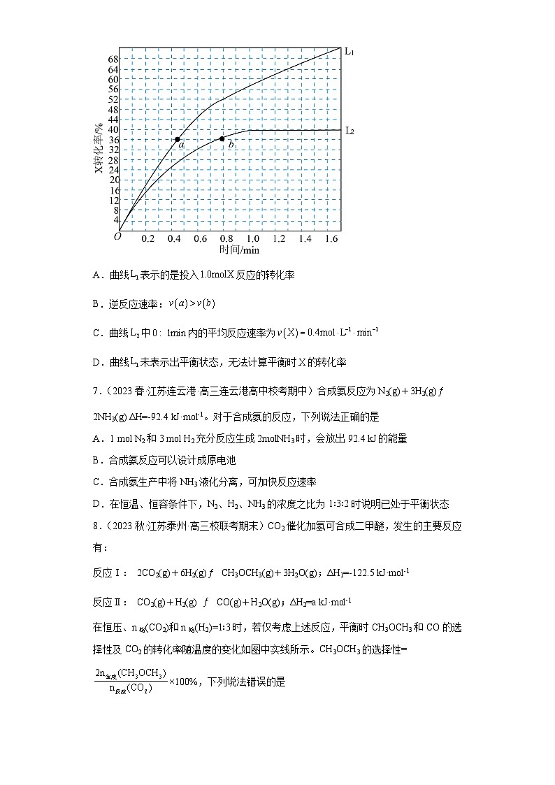 2024届高三化学一轮专题训练-化学平衡第3页