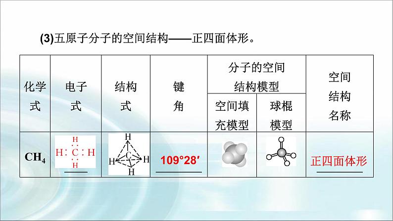 人教版高中化学选择性必修2第2章第2节分子的空间结构教学课件第8页