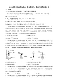 2024届高三新高考化学大一轮专题练习  氮族元素及其化合物