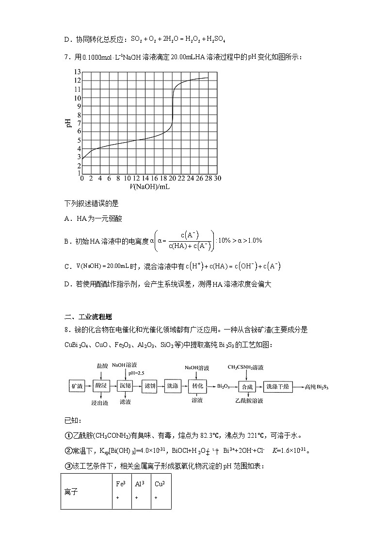 江西省南昌市2023届高三下学期第三次模拟测试理综化学试题（含解析）03