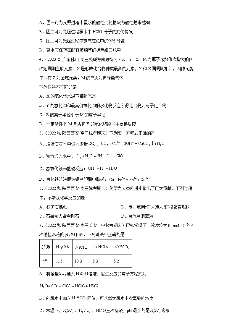 2024届高三新高考化学大一轮专题练习——卤素及其元素第2页