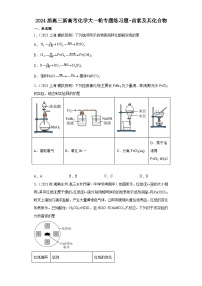 2024届高三新高考化学大一轮专题练习题 卤素及其化合物