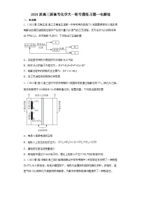 2024届高三新高考化学大一轮专题练习题—电解池