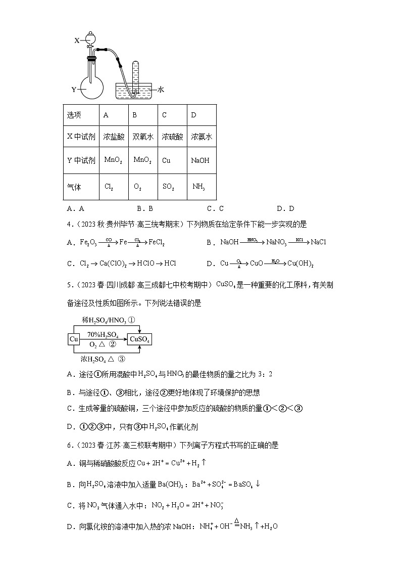 2024届高三新高考化学大一轮专题练习   铜及其化合物第2页