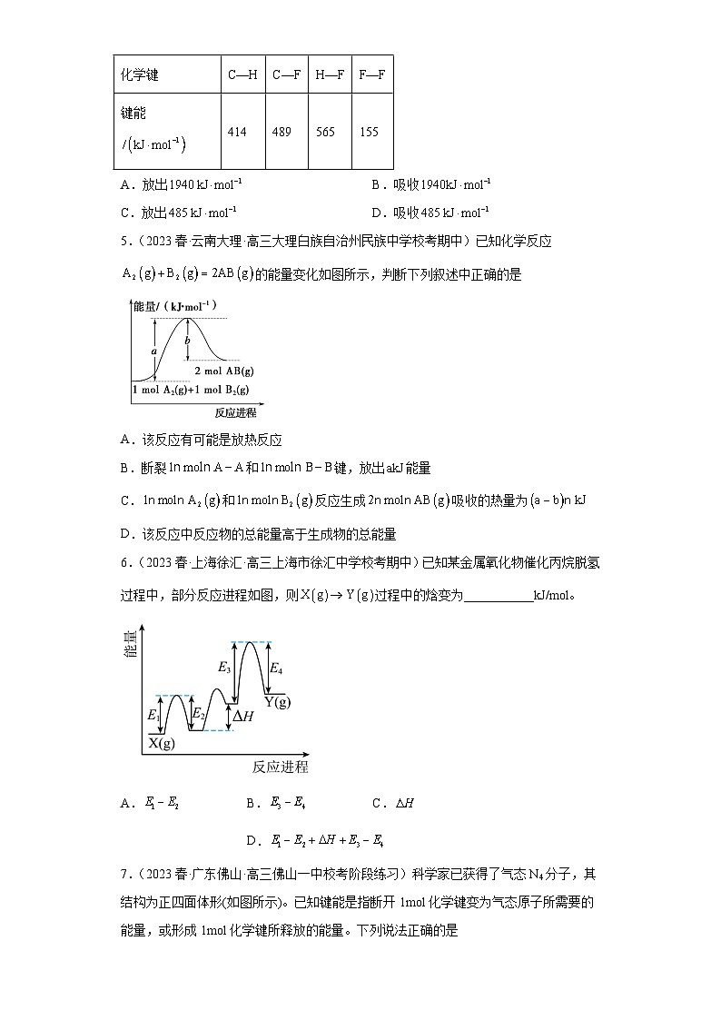 2024届高三新高考化学大一轮专题训练—化学反应热的计算第2页