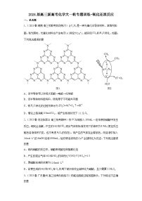 2024届高三新高考化学大一轮专题训练-氧化还原反应