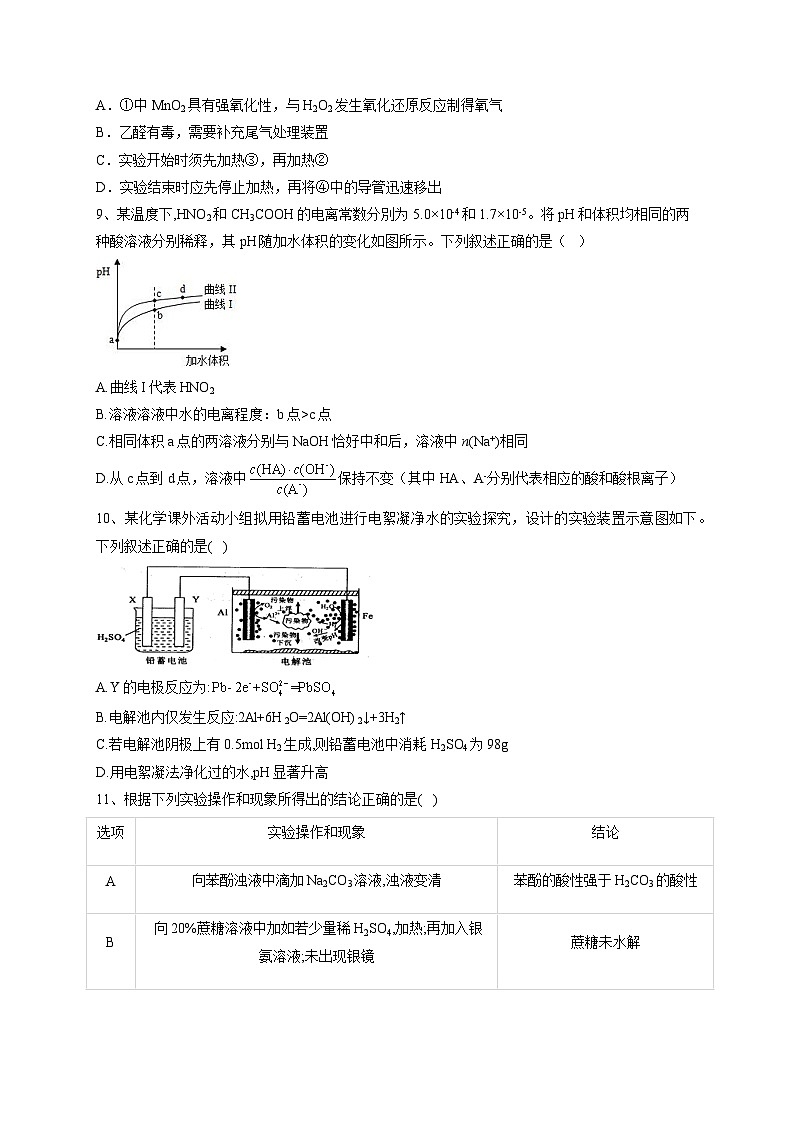 山西省大同市博盛中学2022-2023学年高二下学期6月期末考试化学试题03