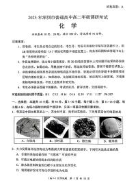 广东省深圳市2022-2023高二下学期期末化学试卷+答案