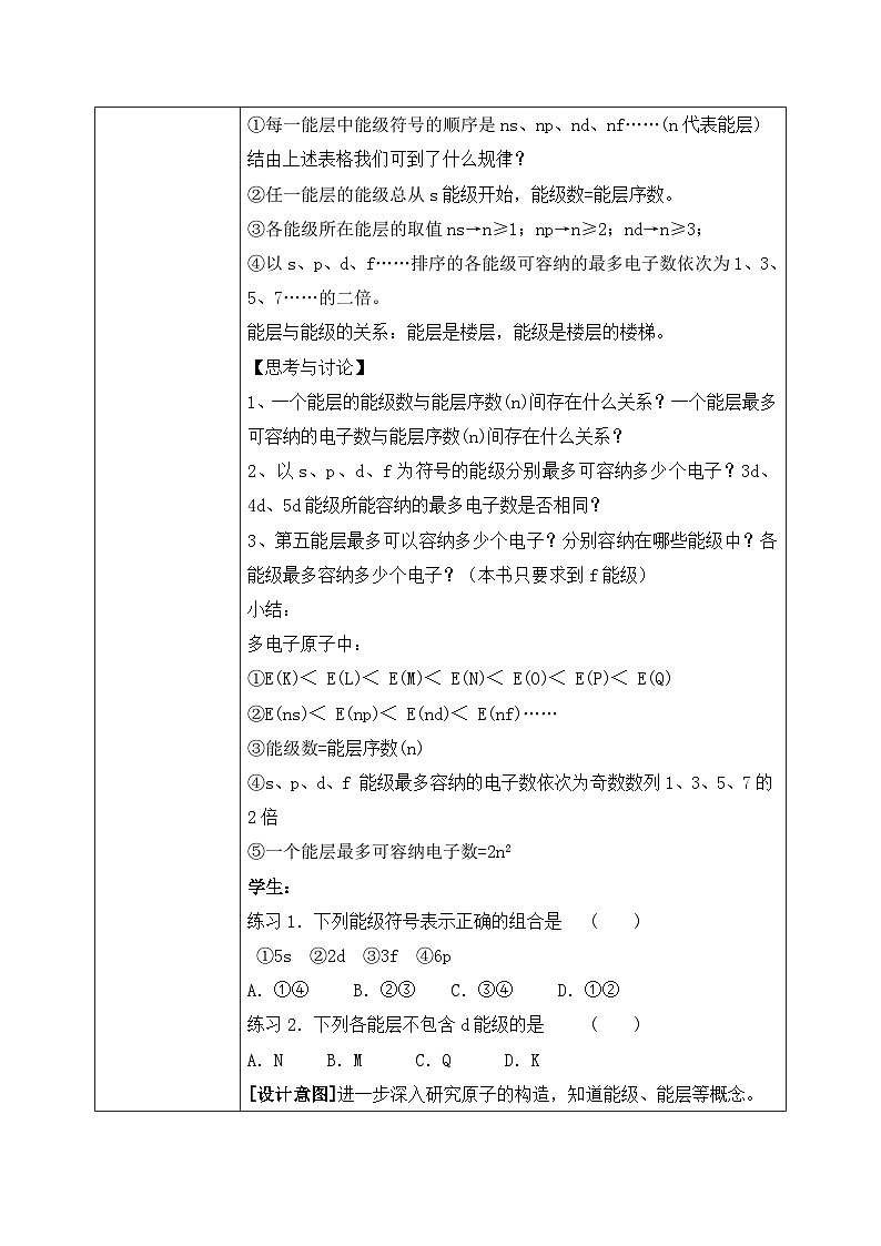 【核心素养】人教版高中化学选修二 《原子结构》第一课时 课件+教学设计（含教学反思）03