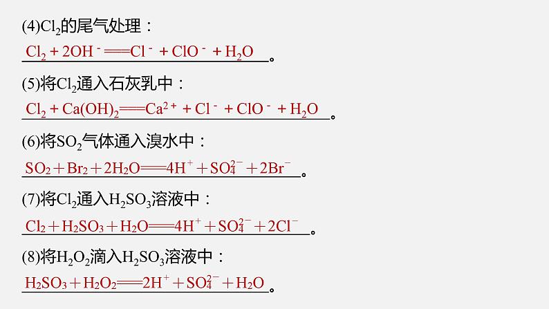 新高考版高考化学二轮复习（新高考版） 第1部分 专题突破  专题3　离子方程式的书写及正误判断课件PPT第8页