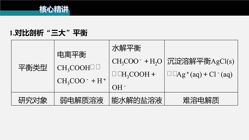 新高考版高考化学二轮复习（新高考版） 第1部分 专题突破  专题16　溶液中的三大平衡及应用课件PPT第5页