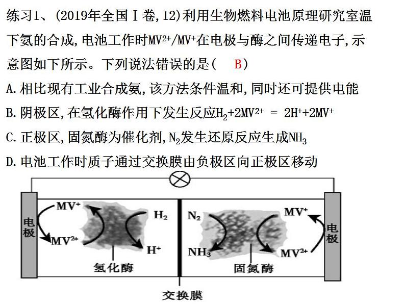 2023届高三化学第二轮复习： 专题六------化学能与电能课件PPT第5页