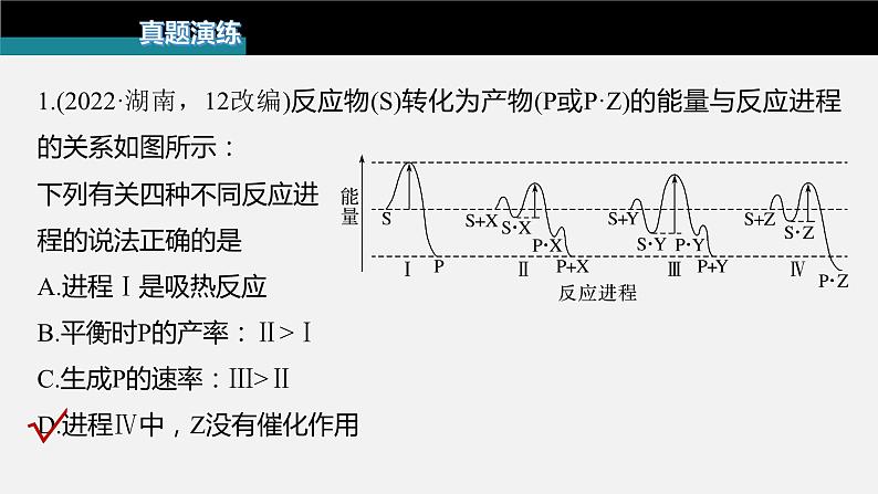 新高考版高考化学二轮复习（新高考版） 第1部分 专题突破  专题15　题型专攻5　化学反应历程图像分析课件PPT04