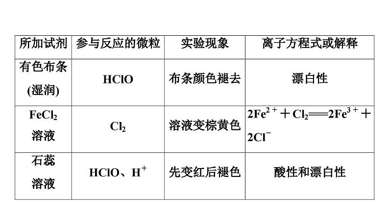 专题突破10 氯及其化合物的综合实验探究-2022-2023学年高一化学同步重难点专项突破（人教版2019必修第一册）课件PPT第4页