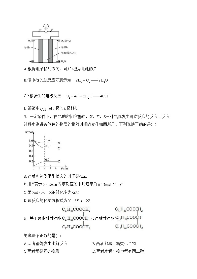 湖北省武汉市部分学校2022-2023学年高一下学期期末联考化学试卷（含答案）02