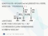 人教B版高中化学必修第一册第3章铁金属材料第1节第2课时铁的氢氧化物铁盐和亚铁盐分层作业课件