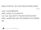 人教B版高中化学必修第一册第2章海水中的重要元素 钠和氯第1节第1课时活泼的金属单质钠氧化钠和过氧化钠分层作业课件