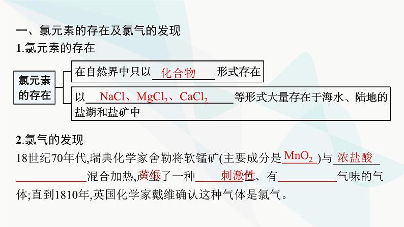 人教B版高中化学必修第一册第2章海水中的重要元素 钠和氯第2节第1课时氯气的性质课件第5页