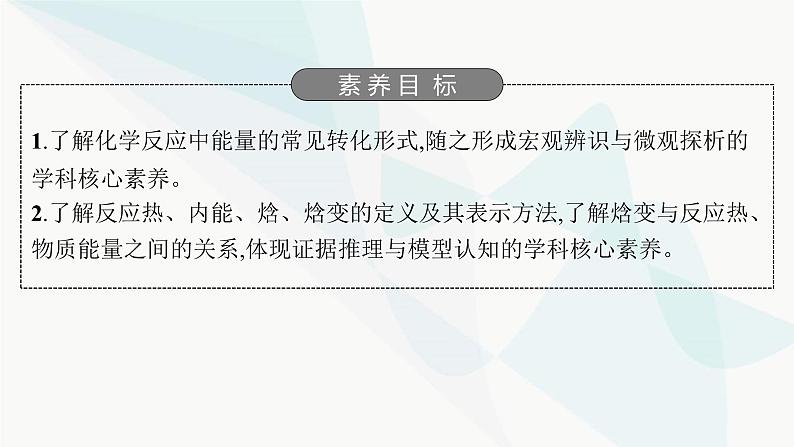 鲁科版高中化学选择性必修1第1章化学反应与能量转化第1节第1课时化学反应的反应热、焓变课件02