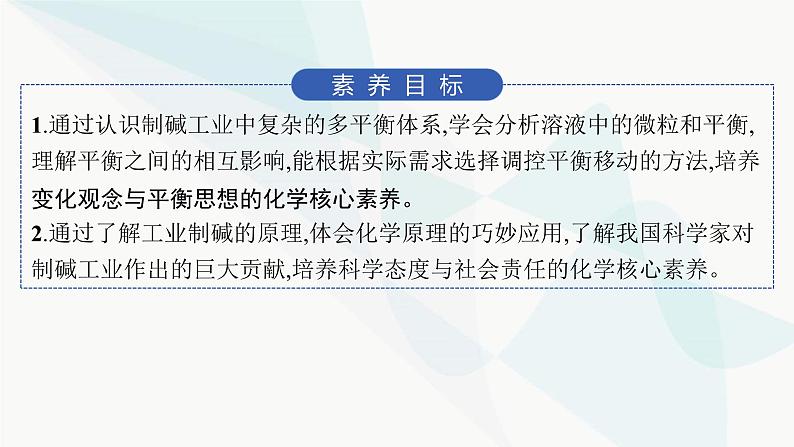 鲁科版高中化学选择性必修1第3章物质在水溶液中的行为微项目揭秘索尔维制碱法和侯氏制碱法课件第2页