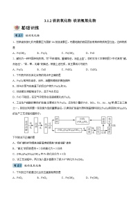 人教版 (2019)必修 第一册第一节 铁及其化合物习题