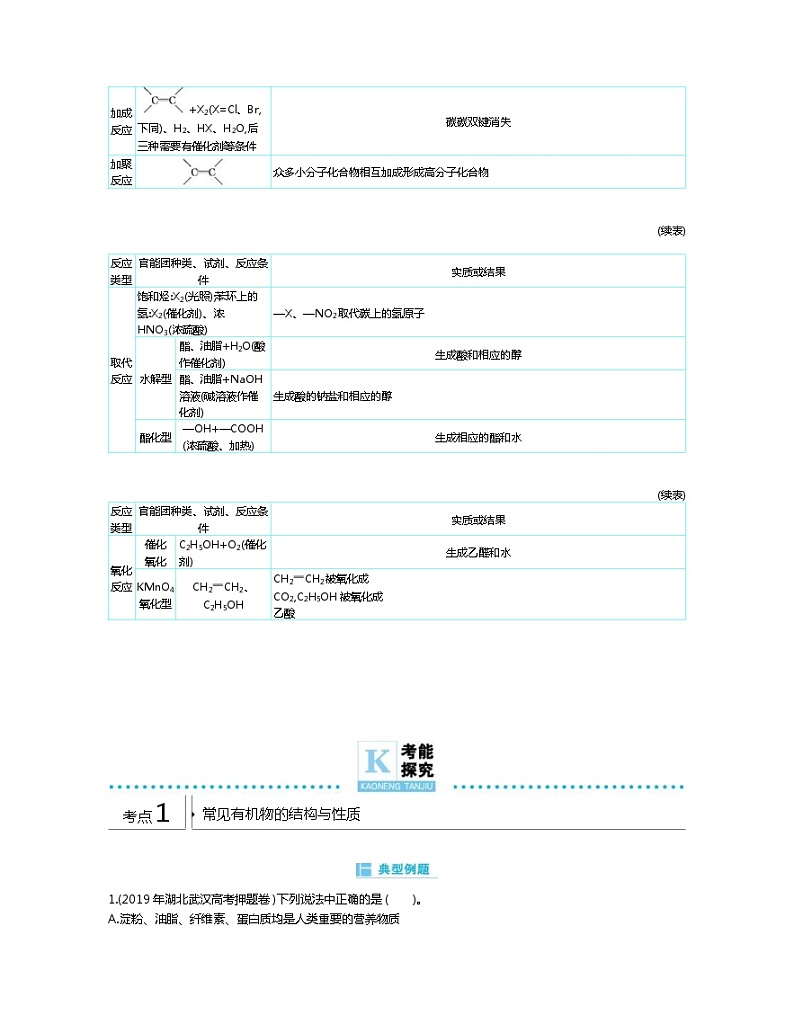 高考化学二轮专题复习专题3  常见有机物及其应用 (含解析)03