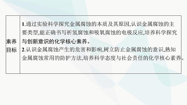 人教版高中化学选择性必修1第4章第三节金属的腐蚀与防护课件02