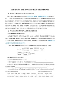 高考化学二轮复习提分精准突破专题06 陌生化学（离子）反应方程式书写（含解析）