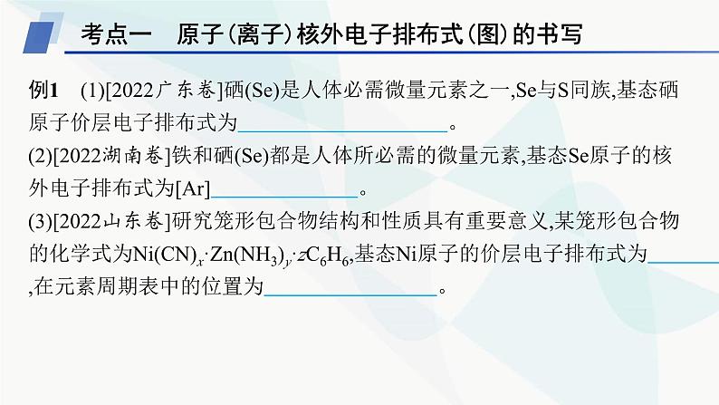 人教A版高中化学选择性必修2第1章原子结构与性质章末复习课课件第2页