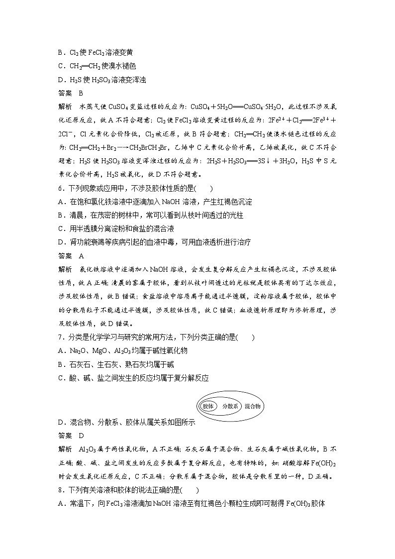 高考化学二轮复习(新高考版) 第1部分 专题1 专题强化练（含解析）第2页