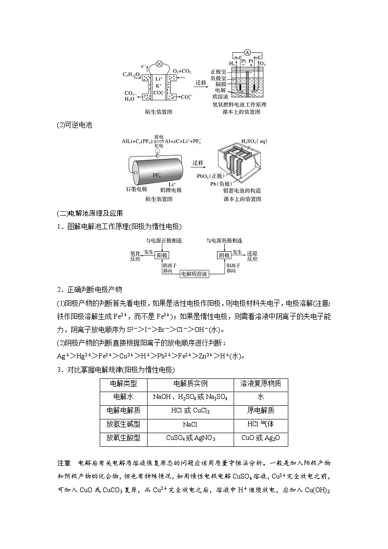 高考化学二轮复习(新高考版) 第1部分 专题6 考点二 化学能与电能（含解析）第2页