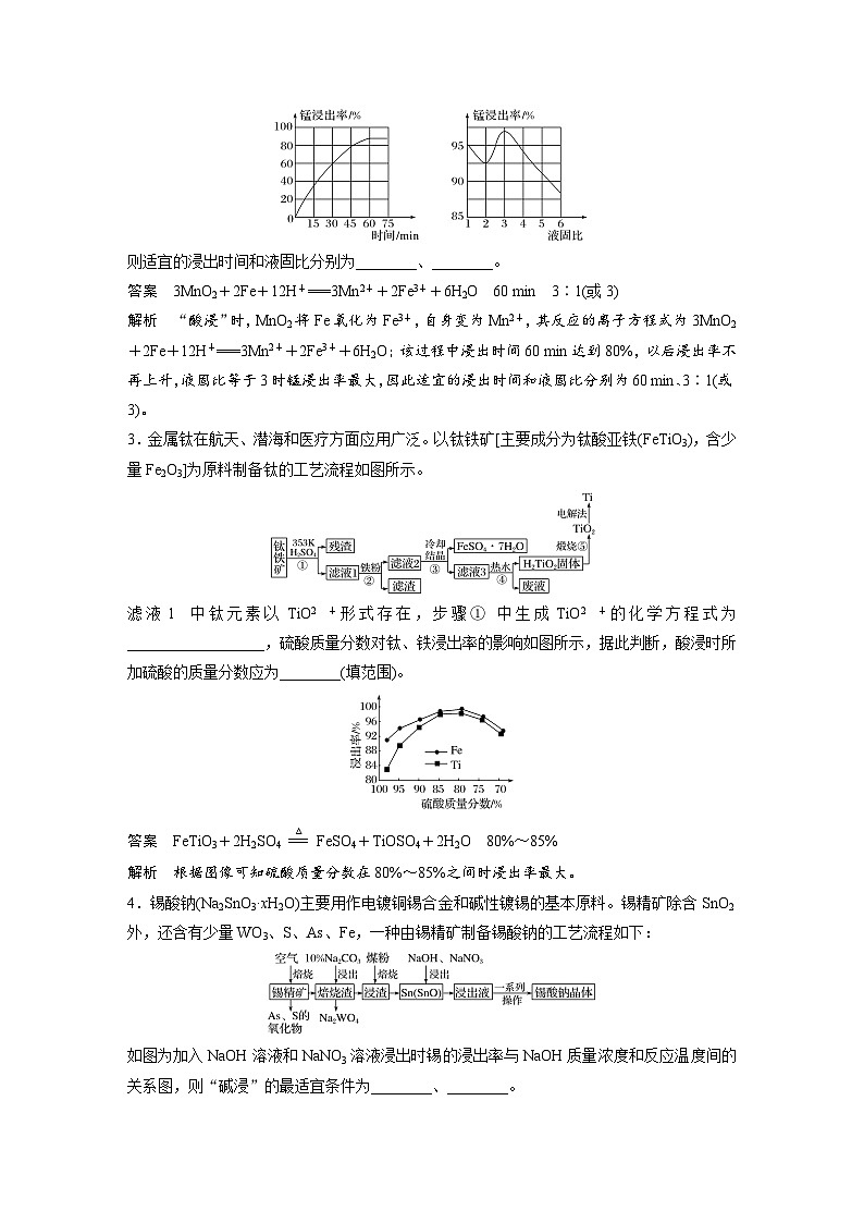 高考化学二轮复习(新高考版) 第1部分 专题8 大题题空逐空突破(十三) 化工流程题中的曲线分析（含解析）02