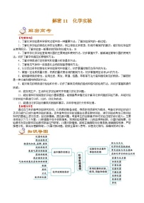 高考化学二轮复习解密11  化学实验(讲义)（含解析）