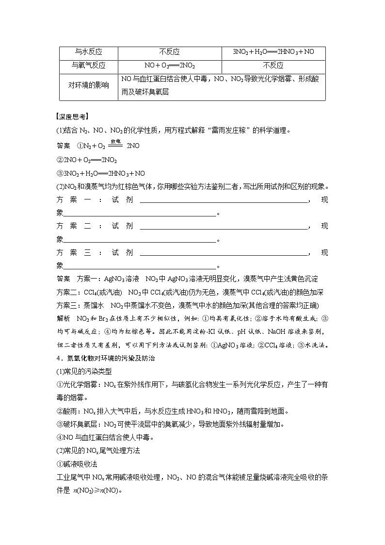 高考化学一轮复习讲练 第4章 第16讲　氮及其化合物 (含解析)02