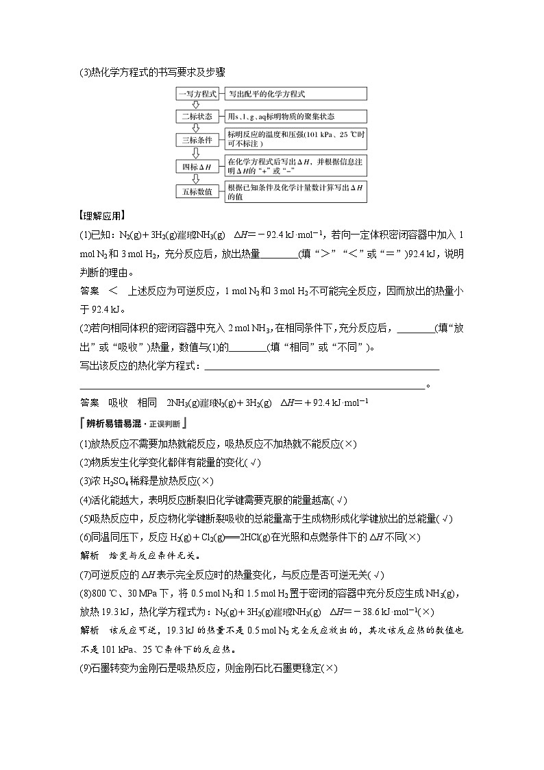 高考化学一轮复习讲练 第6章 第19讲　化学能与热能 (含解析)03