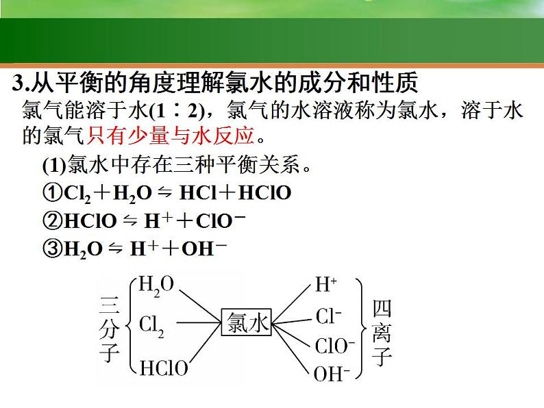 高考化学一轮复习课件12 富集在海水中的元素  氯（含解析）第7页