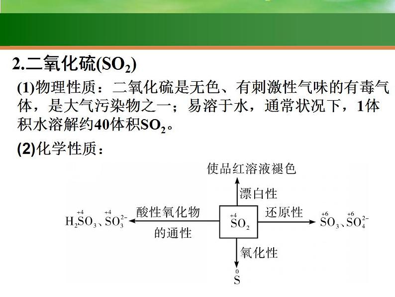 高考化学一轮复习课件13 硫及其化合物（含解析）第5页