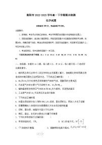 湖南省衡阳市2022-2023学年高一下学期期末检测化学试题（Word版含答案）