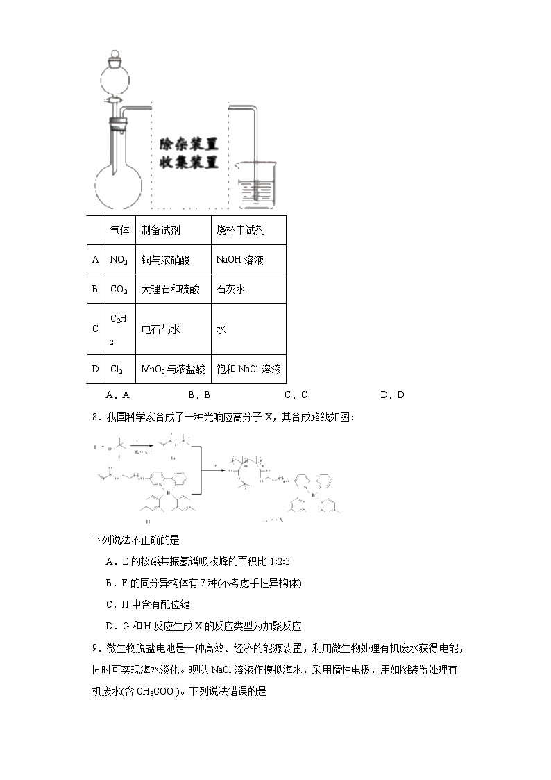 北京市第四中学2023届高三考前保温练习化学试题（含解析）03