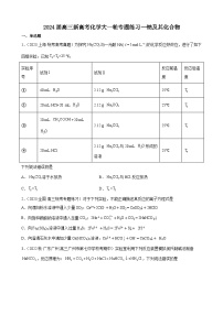 2024届高三新高考化学大一轮专题练习：钠及其化合物