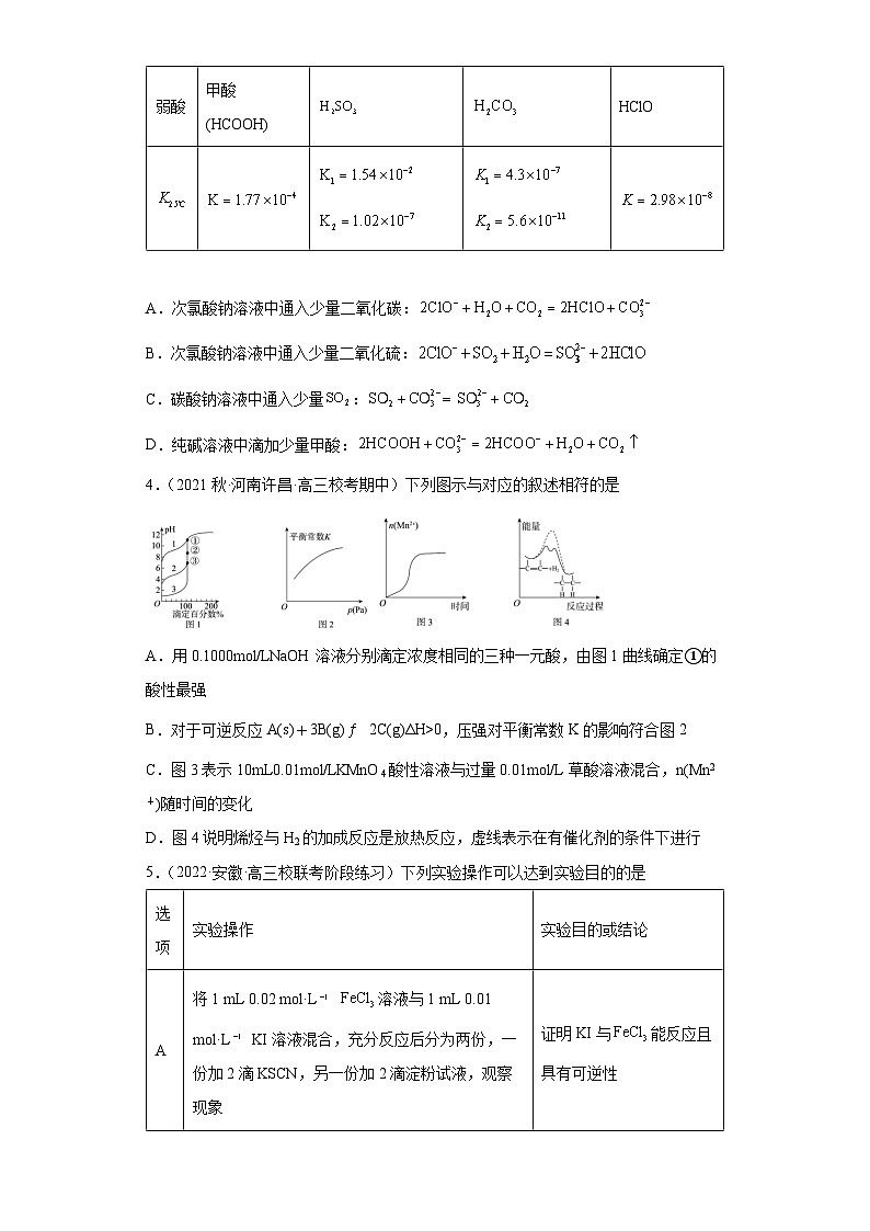 2024届高三新高考化学大一轮专题练习--电离平衡第2页