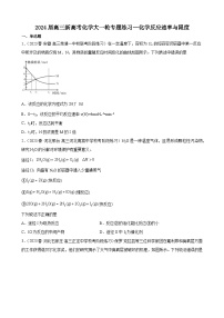 2024届高三新高考化学大一轮专题练习--化学反应速率与限度