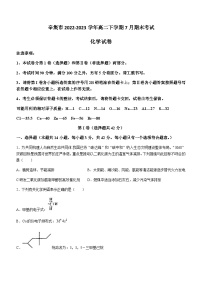 河北省石家庄市辛集市2022-2023学年高二下学期7月期末考试化学试题（Word版含答案）