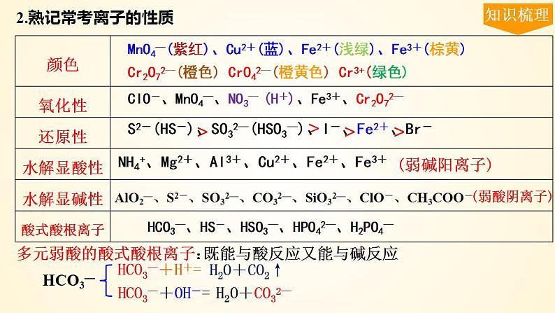 第3讲 离子共存、离子检验与推断-【精梳精讲】2024年高考化学大一轮精品复习课件（新教材）第8页