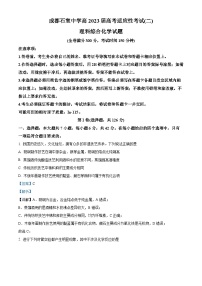 四川省成都市石室中学2023届高三化学下学期高考适应性考试（二）试题（Word版附解析）